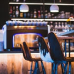 barstool vintage and cow-skin